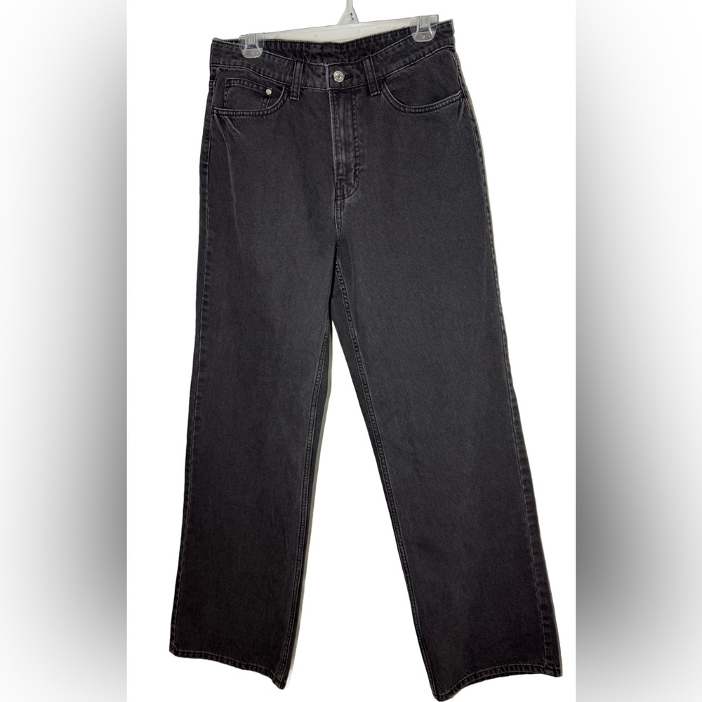 H&M Black High Rise Jeans with Sleek Fit